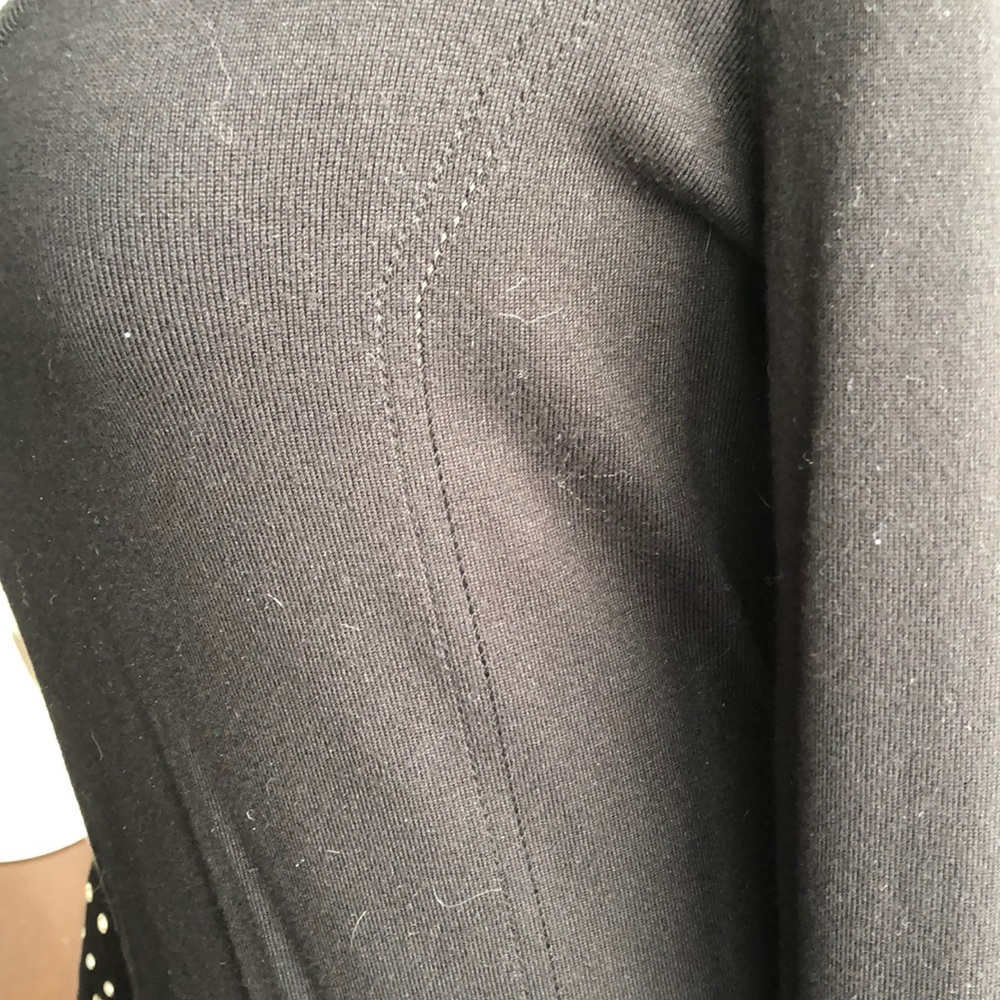 NWOT- INC - Black V neck top $39 - Picture 3 of 4